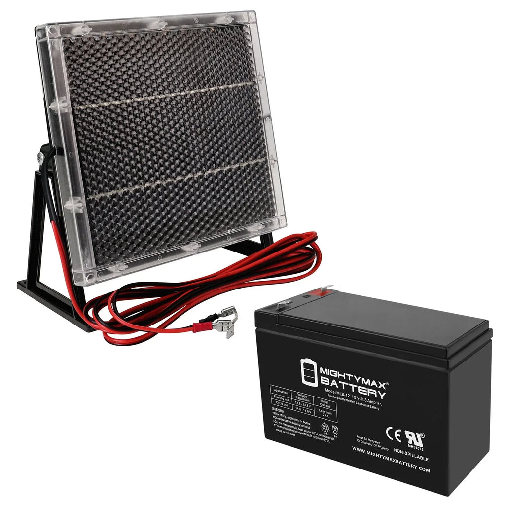 Solar Battery 12V Mobility 8AH 12V + for Panel TravelMate