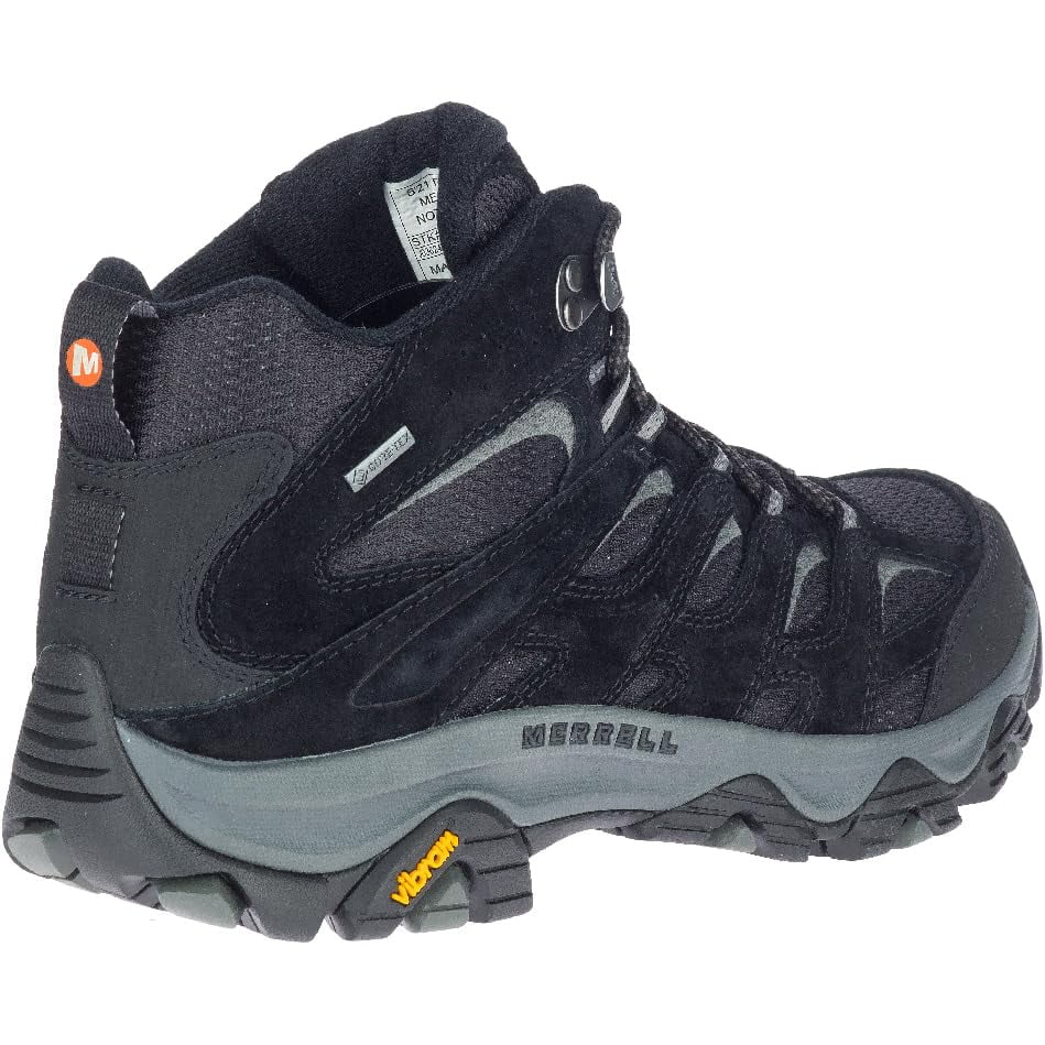 Grey, Men's Black Hiking Merrell 9 Boot, Modern