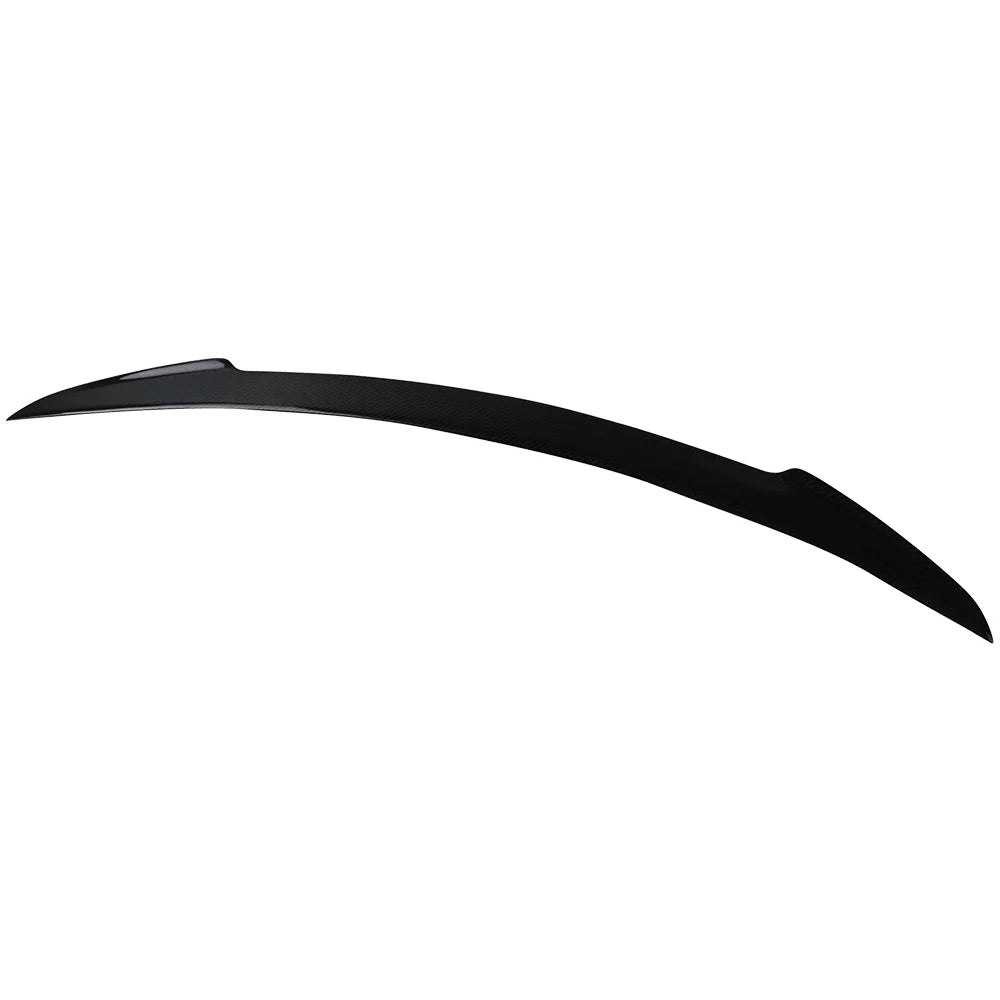 Ikon 2013 Motorsports Model Fiber Wing H with 2012 2015 Compatible Style CF - 2016 Rear Trunk Tesla 2017 2014 Carbon 2018 S Spoiler 12-23