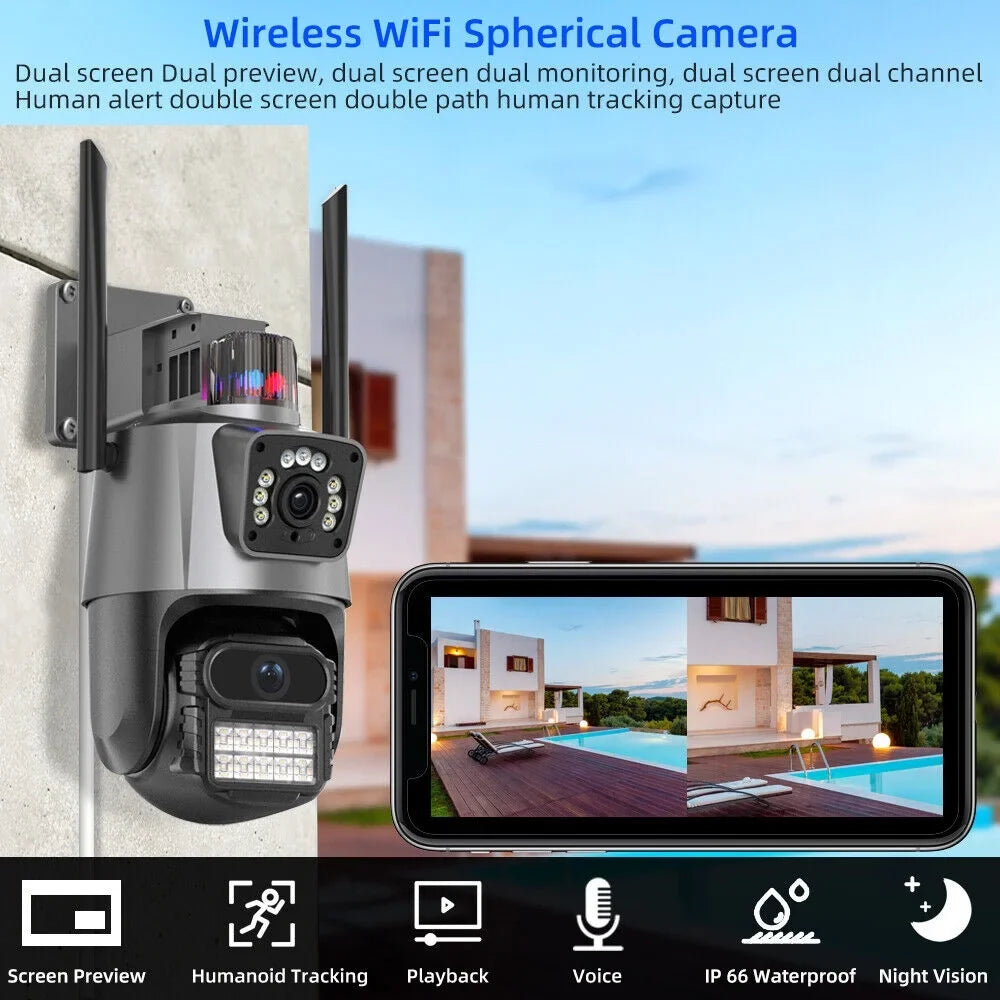 with PTZ Antenna Signal Never a for Moment JLLOM Maximum - Penetration Miss This Camera Enhanced Strength Dual