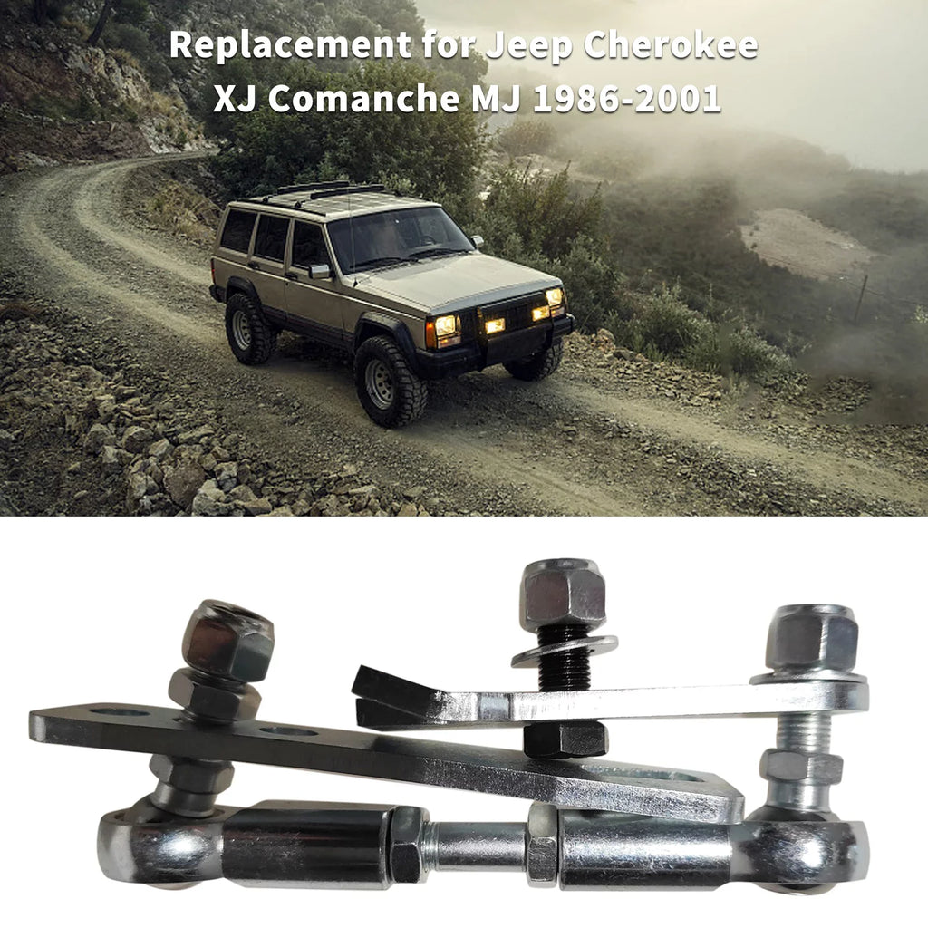 Stainless MJ XJ Transfer Steel Kit, Linkage Jeep Linkage for Replacement Kit Transfer Comanche Cherokee Gecheer Case Case 1986-2001