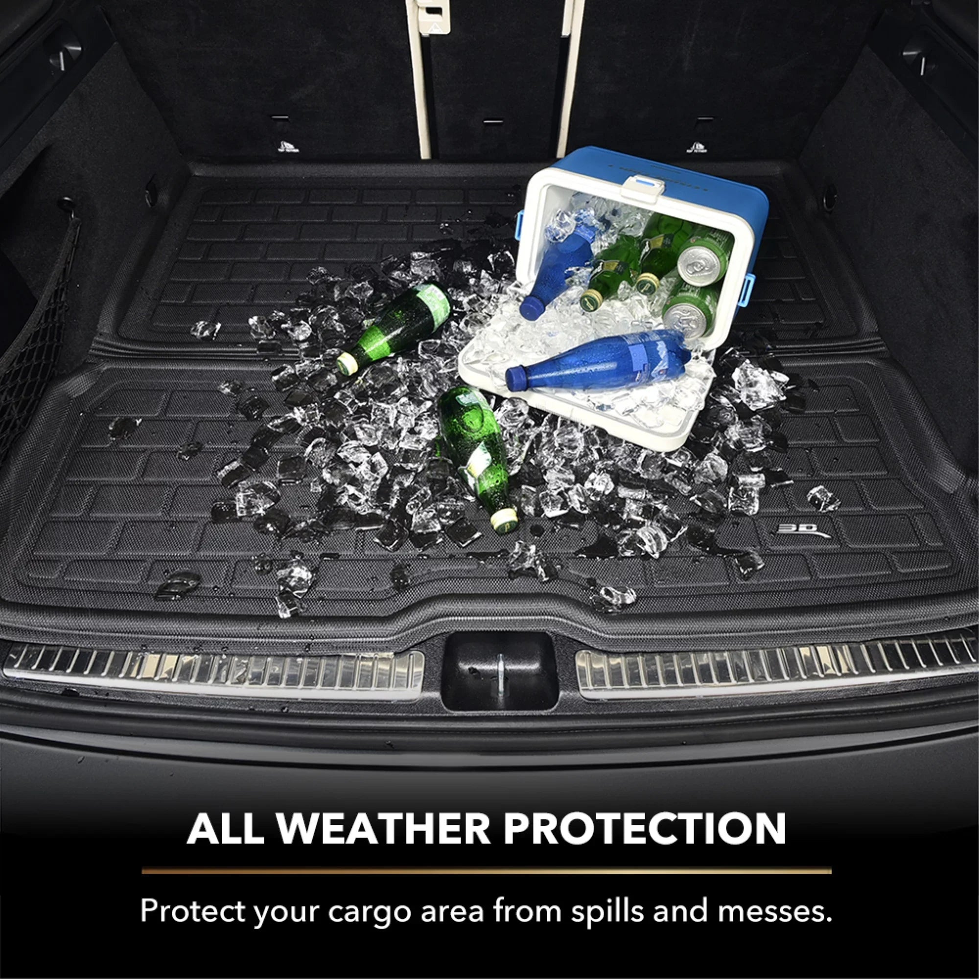 compatible KAGU Cargo Liner MAXpider Cargo 2015-2017 Liner TOYOTA with - CAMRY (BLACK) 3D