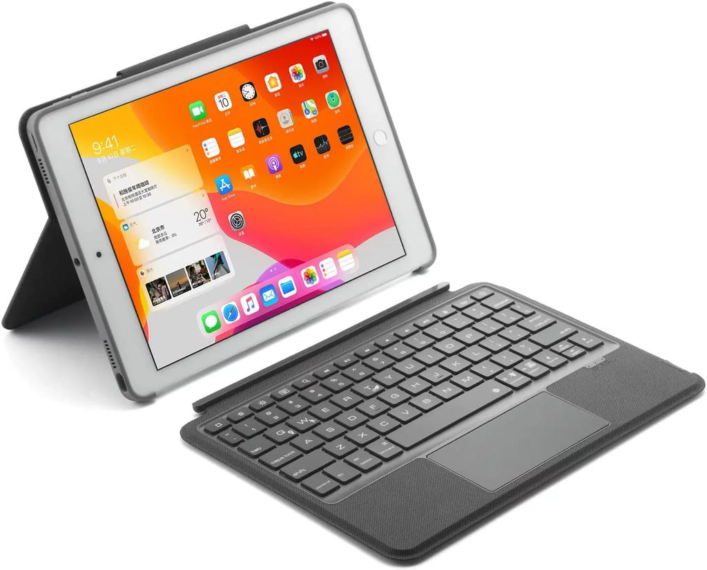 iPad Case for inch / 7th 2017, Magnetic Keyboard 3rd New Detachable Keyboard Multi-Touch Gen Bluetooth Black 10.5" iPad Backlit 8th 2019 iPad 2020 9th Generation Trackpad, / 10.2 / 2021 Air Gen/Pro