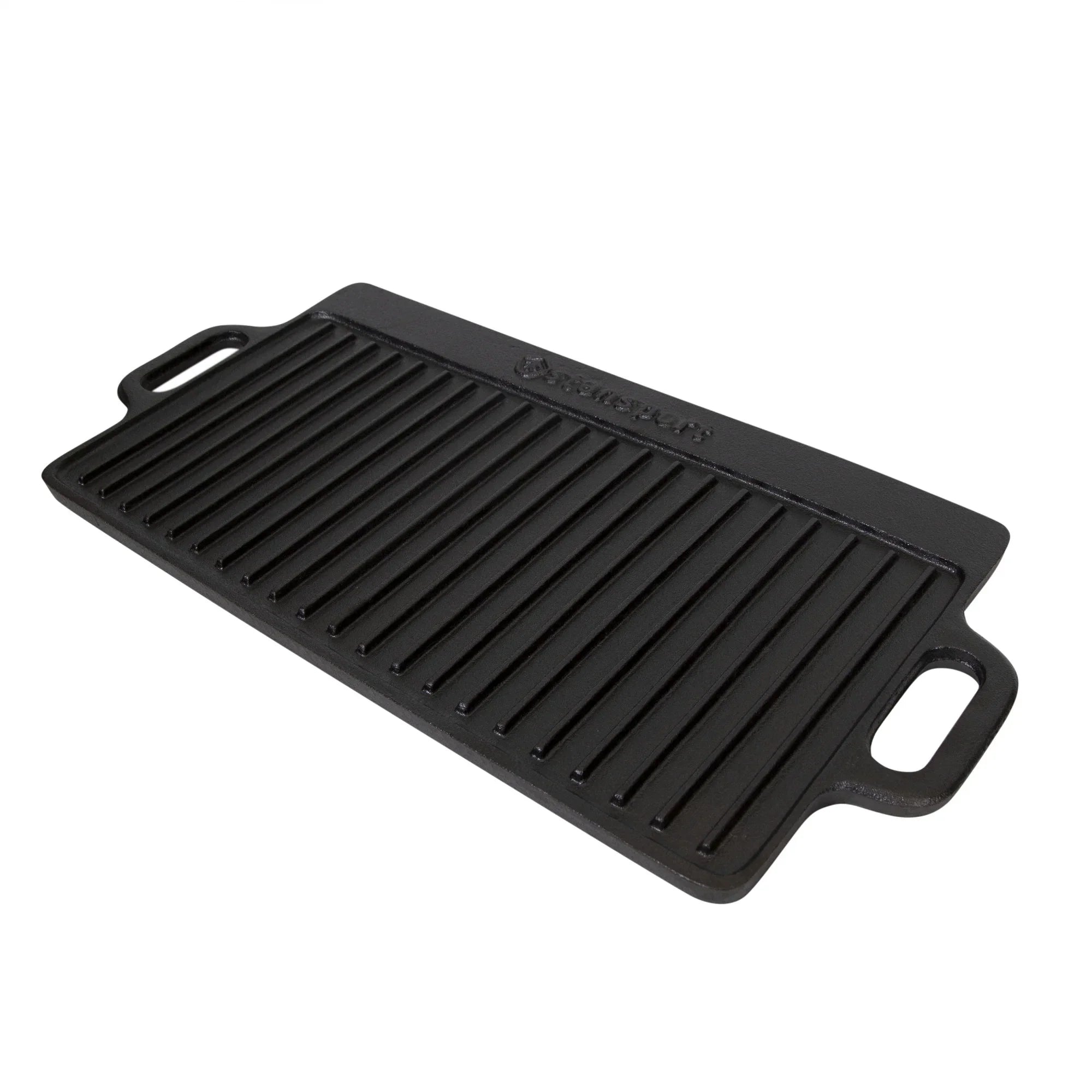Stansport with Reversible Surface Griddle Pre-Seasoned Cast Iron Cooking