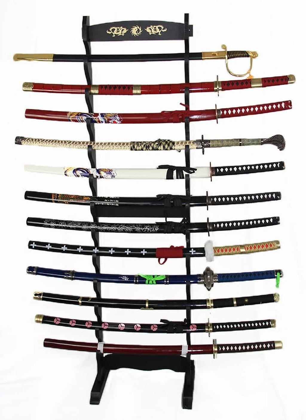 Yang Warrior Stand Sword Defender 12Tier Xtreme Sword Display Design Deluxe Yin