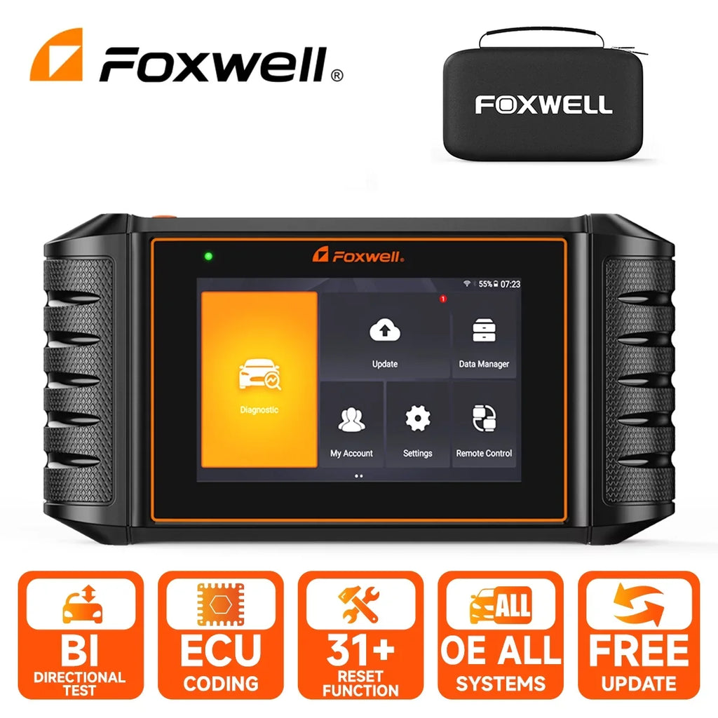 All Scanner FOXWELL Diagnostic Automotive System All Scan Bi-Directional OBD2 Reset Reader Code Tool