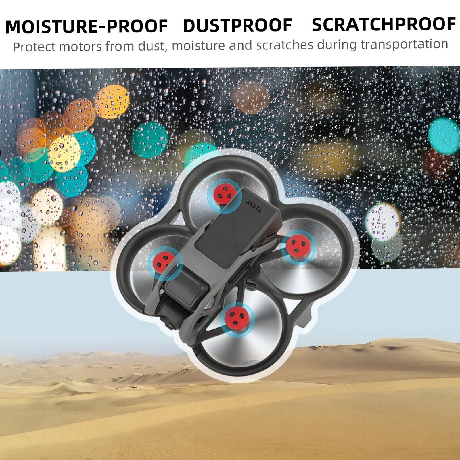 Motor Avata 4Pcs Aluminum Protective DJI Protection Accessories Cover Drone for