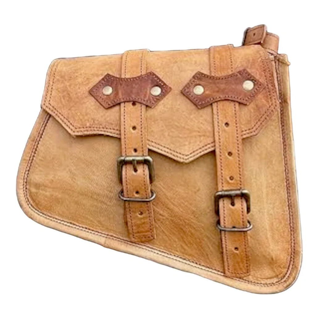 Leather Bag Side Rustic SAINTSTAG Bike Saddle Brown