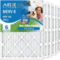 5 15x20x1 by Conditioner AC Pleated to 15x20x1 6 CLEAN 700 HVAC WICKED Electrostatic FILTERS Comparable Pack USA MPR FPR AIR. 8 Air Furnace Premium AIRX Filter Filter Filters Made MERV & Air