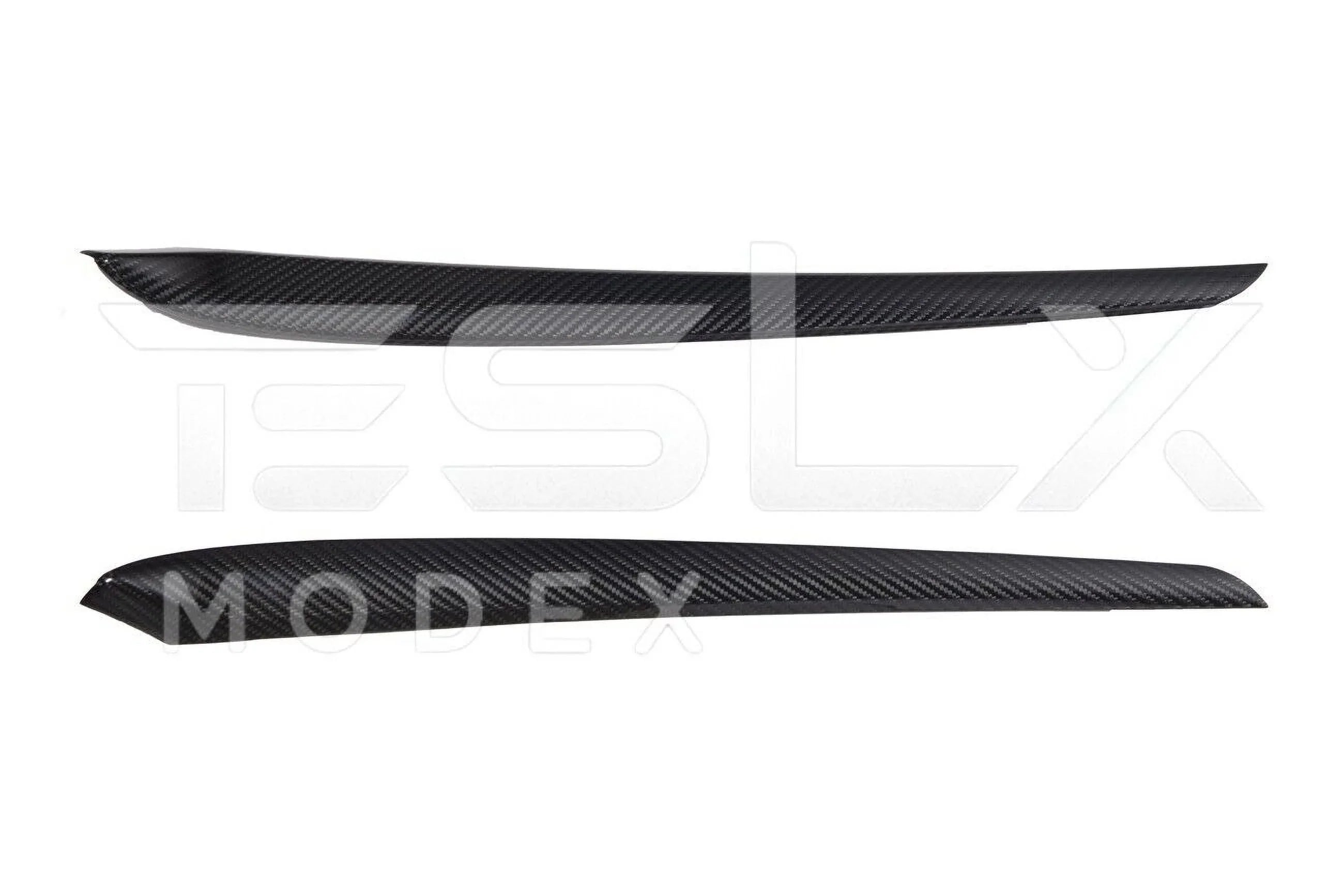 Model 2020-2023 Cover Interior Pair Y CARBON Style Replacement Front Model 3 Trim Factory Panel FIBER & 2020-Up Door For TESLA