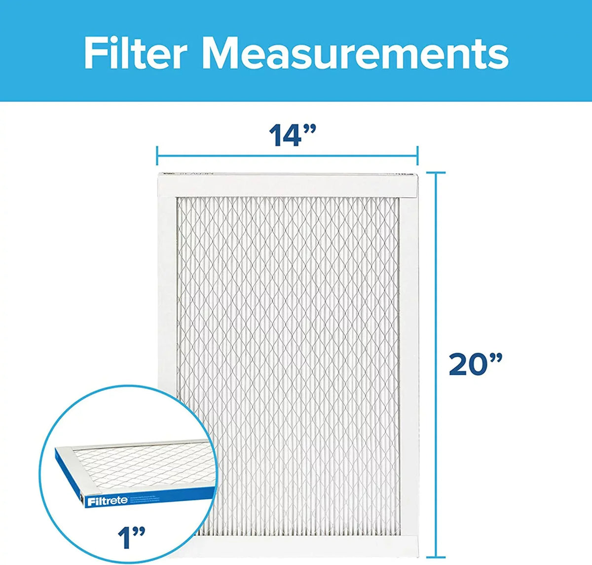 x 6-Pack (exact Filter, Furnace Ultimate dimensions 14x20x1, 19.81 0.78) x Allergen, Air Living Filtrete 13.81 MPR 1900, AC Healthy