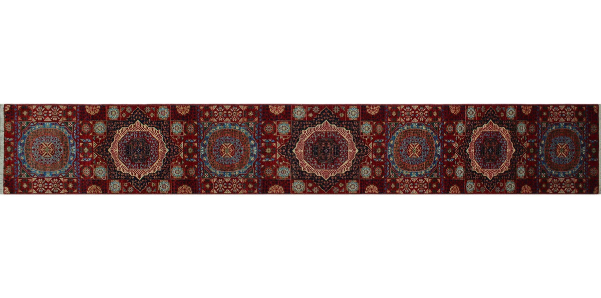 2'7" Aria Runner, Red/Blue 17'8" Lenora x