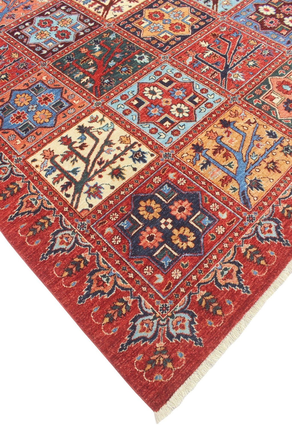 Rug, 11'10" 8'11" x Rusty-Red/Blue Aria Qurban