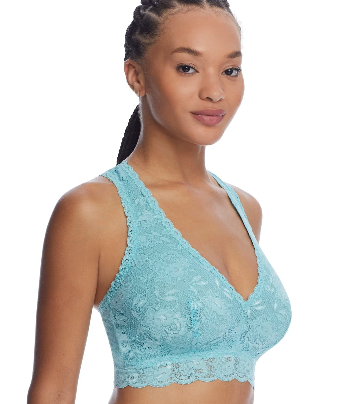 US Never Never Capri Racerback Bra, NWOT Blue COSABELLA Curvy Large, Say