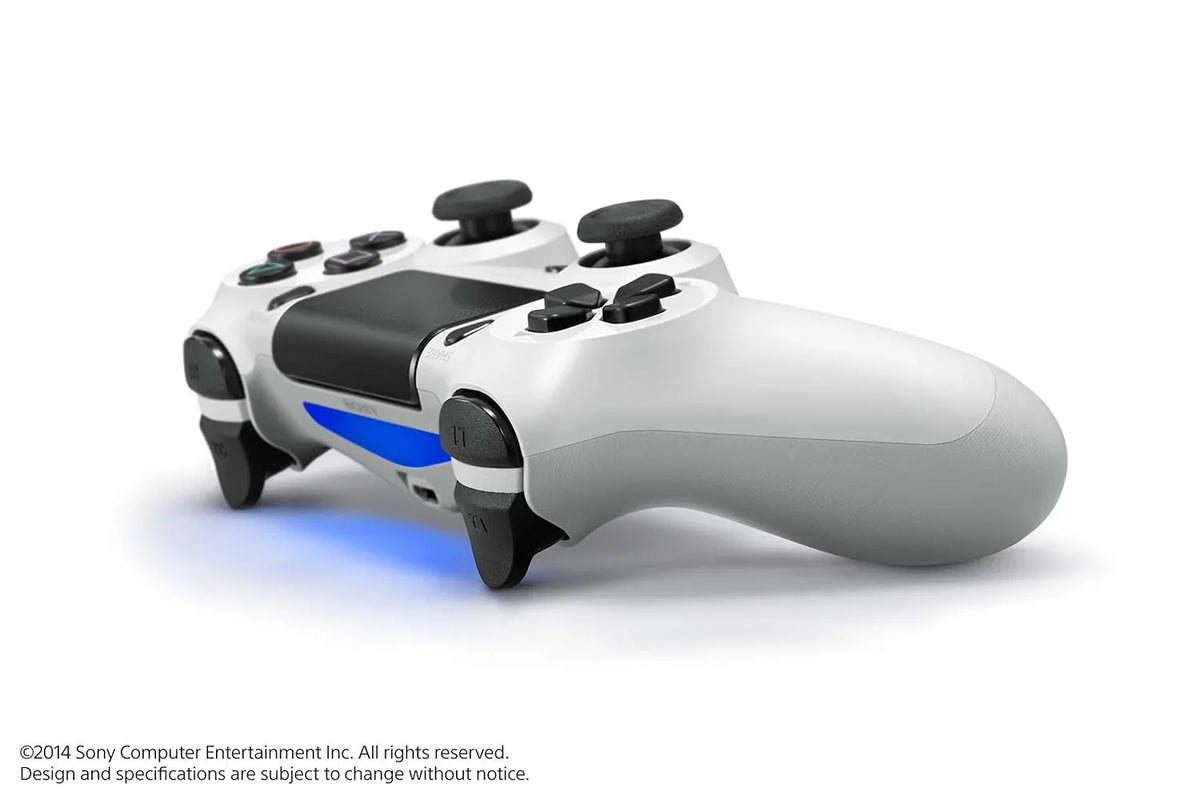 Bundle New Dual Controller + For BOLT Gaming Shock Wired Sony Like Earbuds AXTION PS4 White Console