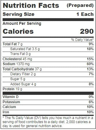 Express Smoked Deli Sandwich (PACK and Cheese Wedge 10) 4.9oz Ham OF