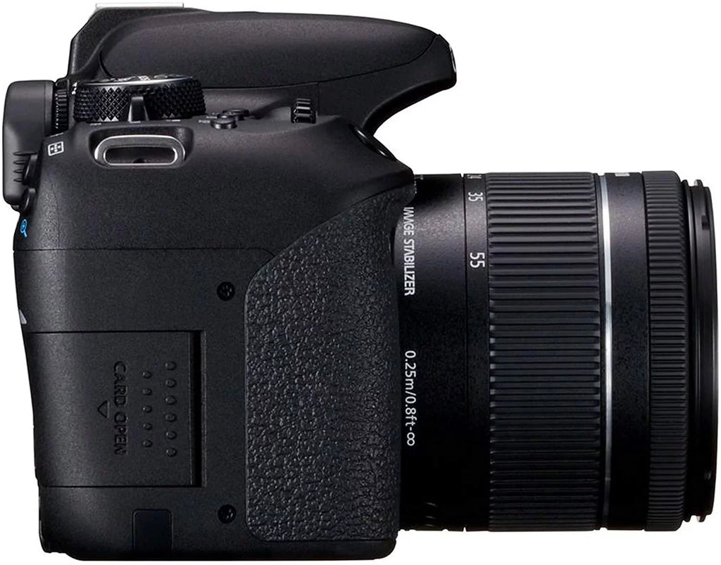 F/4-5.6 Filters Bundle 18-55mm Case III EOS Lens Tripod + 128GB Zoom + + T7i DSLR 75-300mm Camera w/EF-S + 800D is F/4-5.6 STM + Lens 38pc Memory Canon Rebel