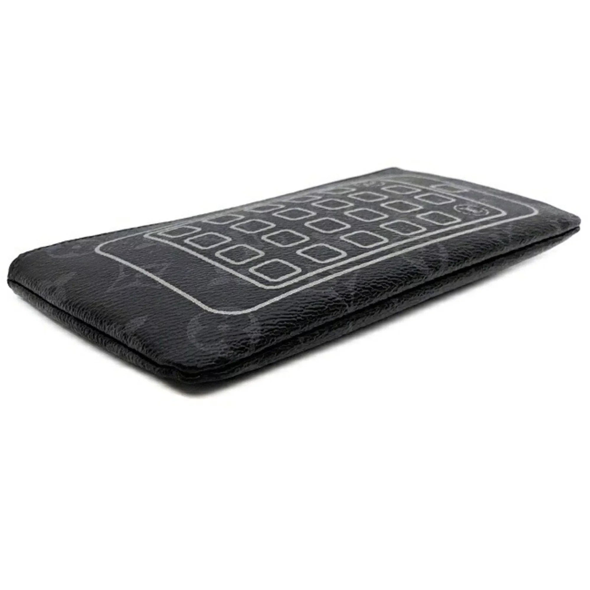 Pouch M64433 Vuitton Fragment Rainbow Fujiwara VUITTON Monogram Louis LOUIS iPhone Eclipse Black Gray Collaboration UB1137 Pre-Owned Flash (Good) Hiroshi