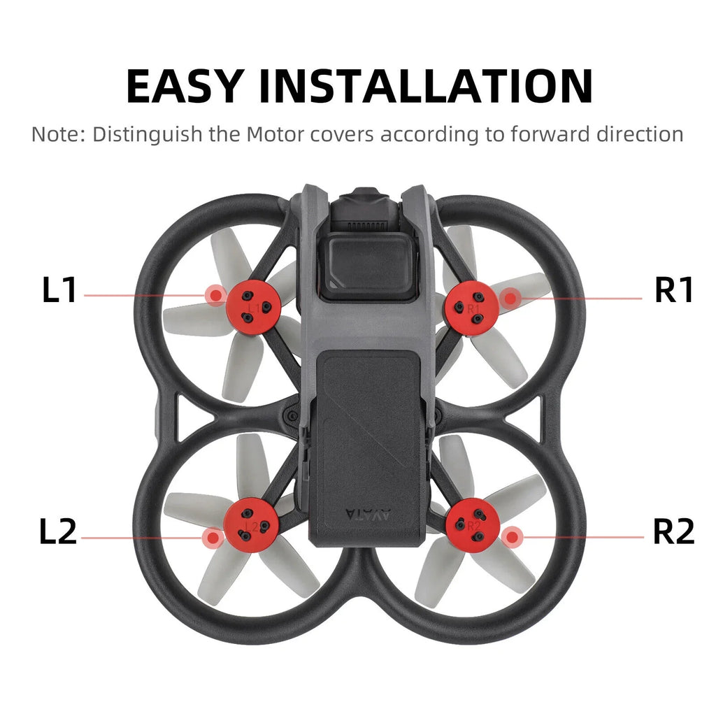 Motor Avata 4Pcs Aluminum Protective DJI Protection Accessories Cover Drone for