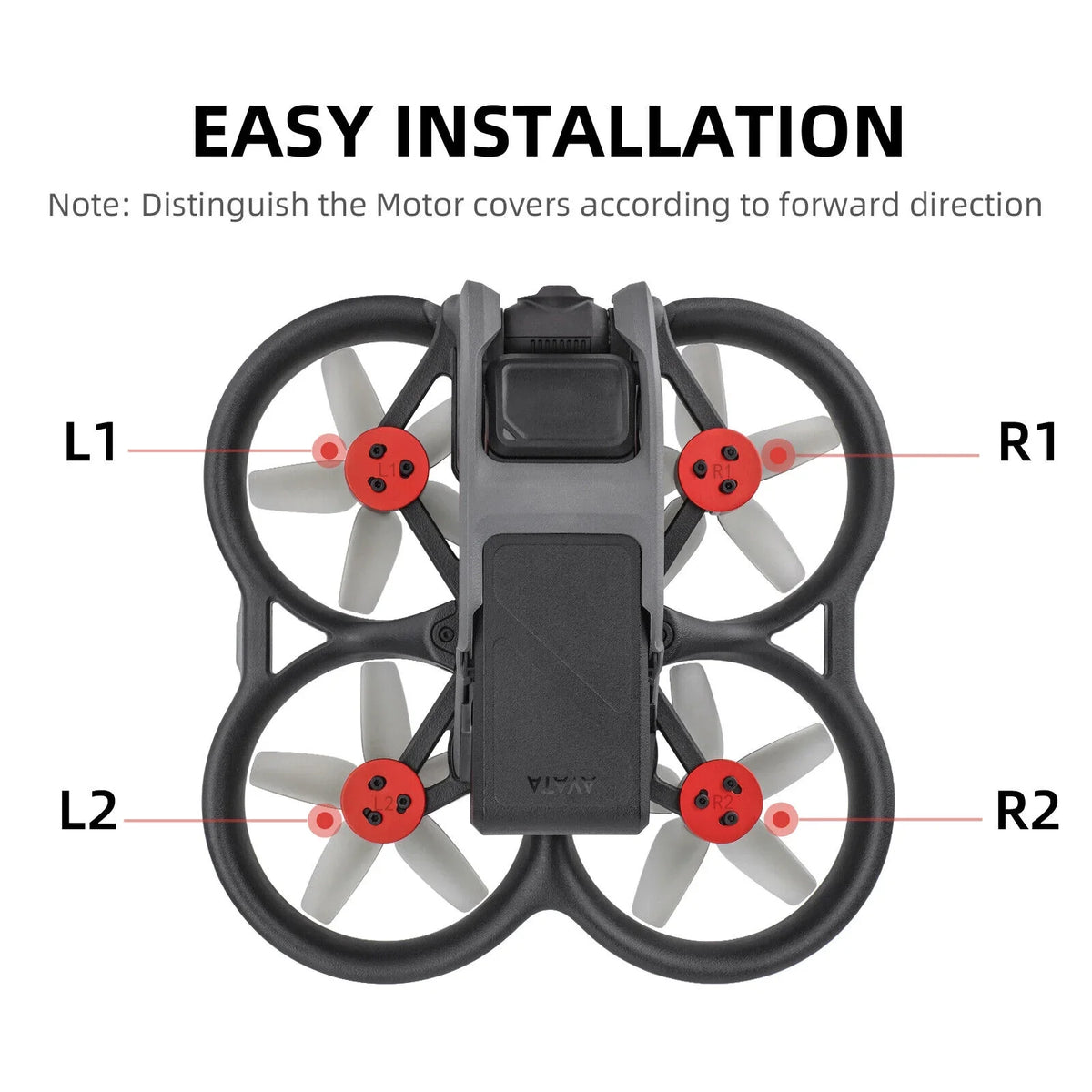 Motor Avata 4Pcs Aluminum Protective DJI Protection Accessories Cover Drone for