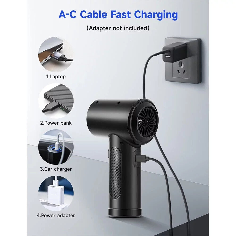 Cleaner Car Keyboard Electric Air Portable 51000RPM Air For Computer Cordless