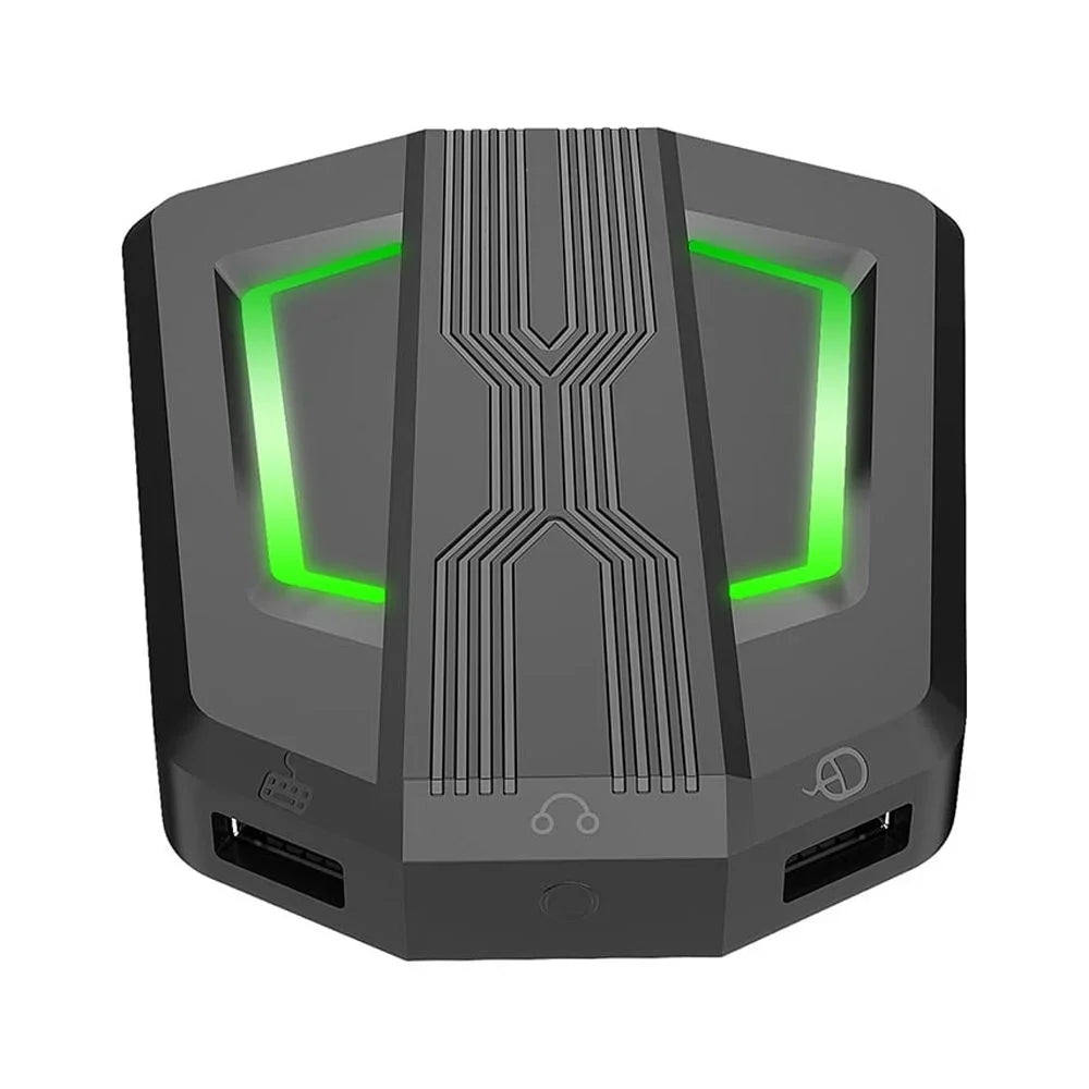P6 for Adapter with Light Four-color Breathing and Portable Converter One Keyboard Replacement N-Switch XBox PS3 360 Mice Walmeck