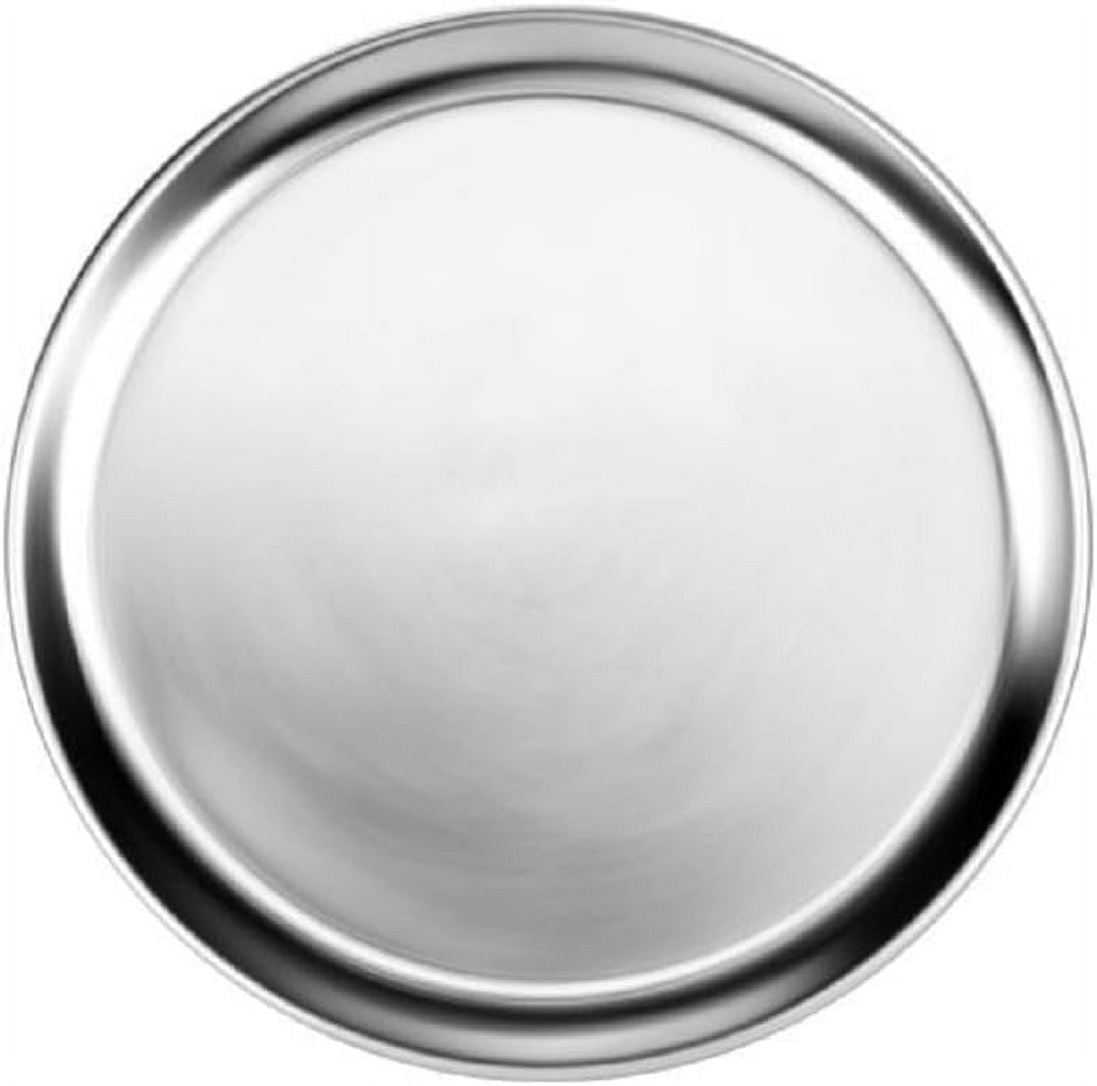 Baking Kitchen Restaurants Tray & Pizzeria TrueCraftware- Pizza 8” Tray Pizza Tray 3 Bakeware Pan of Round Pizza Set Aluminum Wide Home Rim- Baking Round for Pan Tray