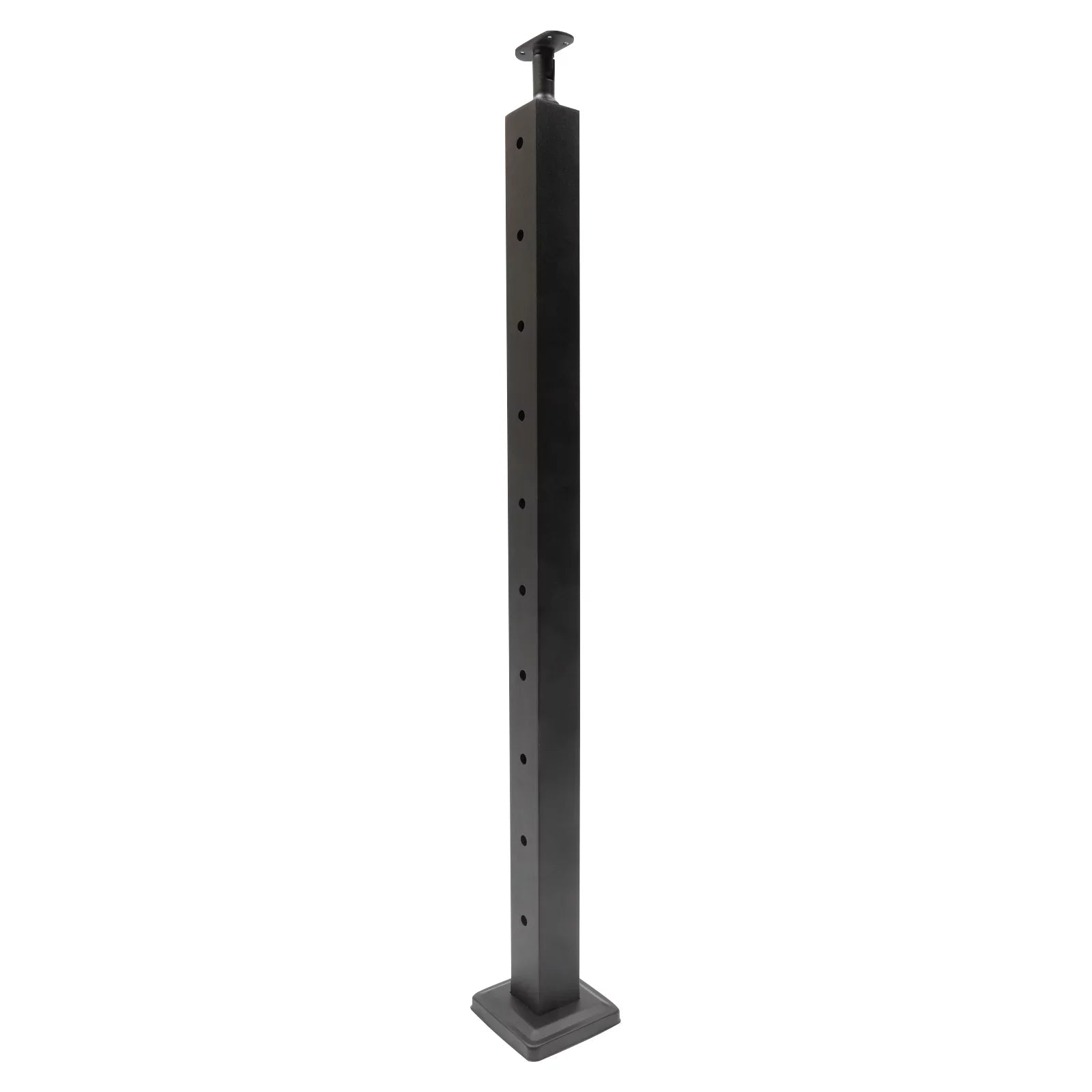 Deck Post Level Post Railing Stainless Steel Sides Level Railing Cable Fence Pre-Drilled Two Square Cable for Wood 36''x2''x2'' Concrete System
