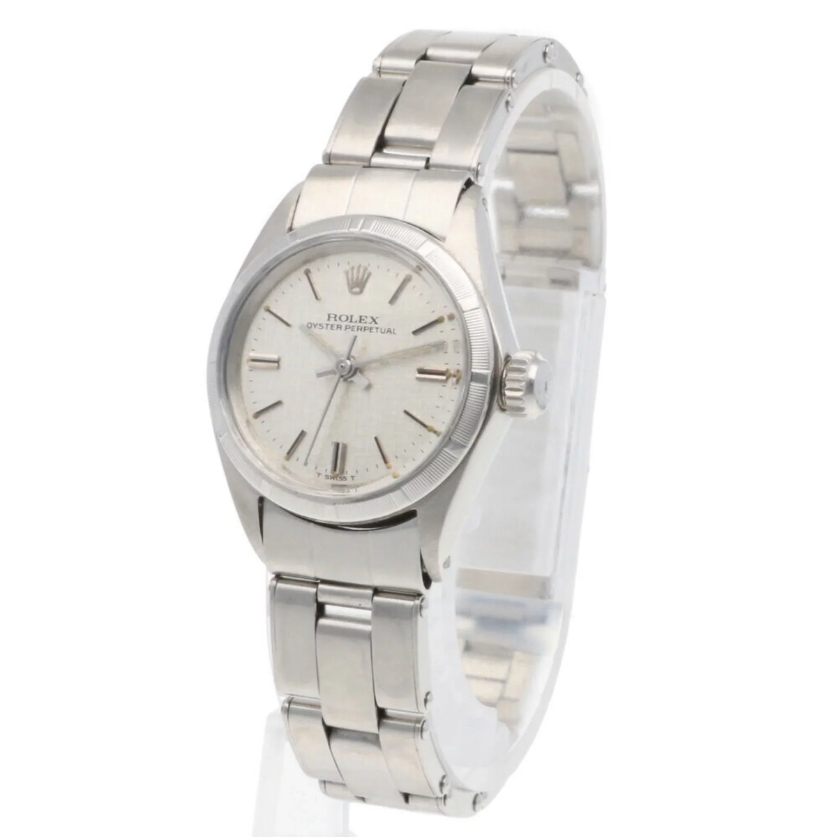 Watch Stainless Rolex Automatic Perpetual Oyster Women's Pre-Owned 6623 ROLEX Winding Steel (Fair)
