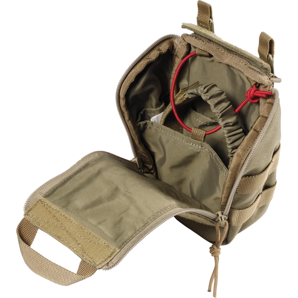 Tac Compatable, Vehicle's IFAK Sandstone Accessory MOLLE Headrest UCR Pouch, Ready