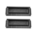 under Interior Accessories Decoration Storage 2Pieces Box Tray Car Hidden Seat Hidden