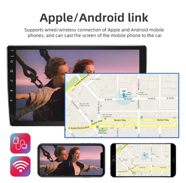Android Tacoma Stereo 2+32GB IPS 9" 2005-2015 GPS 1280*720 Radio Toyota Car NAVI Fit 13 Carplay BT