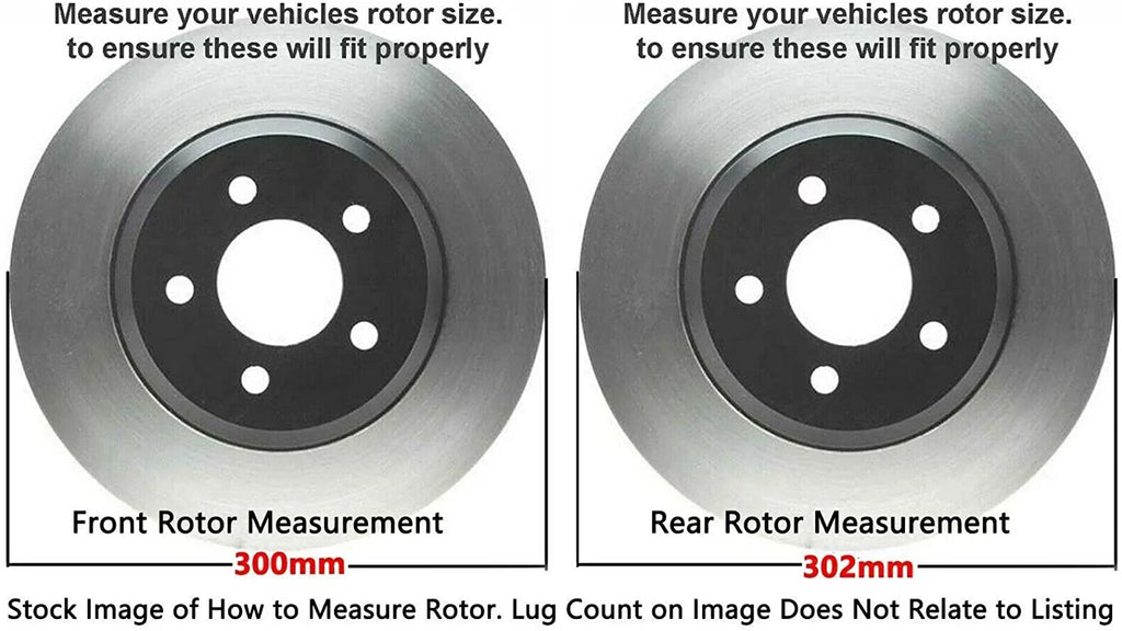 MKZ 2014 2013-2019 Rear 11.81" Rotors Brake Axle Ceramic 2013-2016 - Brake 2015 Fusion Rotor : 11.89" and and Kit Ford Disc Detroit Lincoln Pads Front for 2016 Brake Replacement