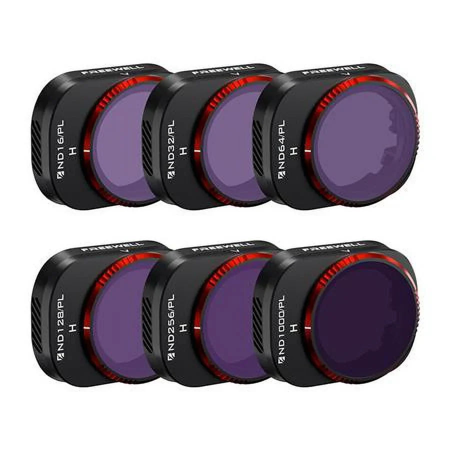 Kit Filter for Lens ND/PL 6-Pack Hybrid Mini Bright DJI Pro Day Drone, 4