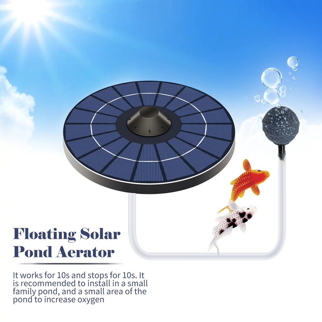 Small Water Stone se Small mewmewcat Tank Water Solar Pond Small Bubble Bubble Aerator Tank Pump Air Pond Water Fish Pond Tank Instrument,Aerator Aerator Pond Stone Carevas Fish