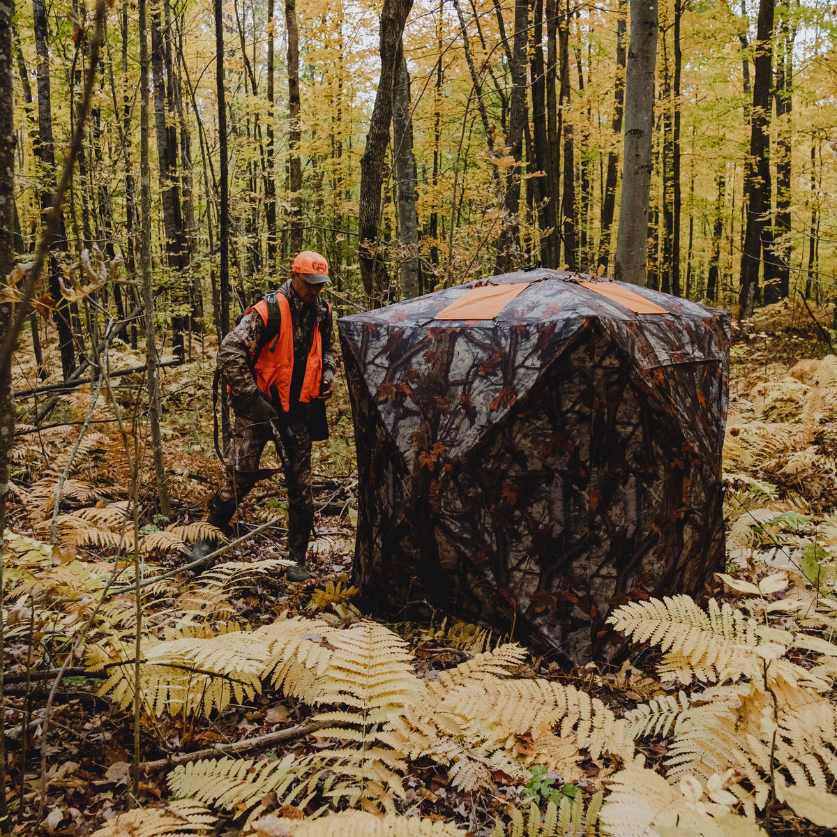 Woodland, Road Runner, Hub 2-Person, Portable RR200BT Blind, Bloodtrail® Blinds® Barronett