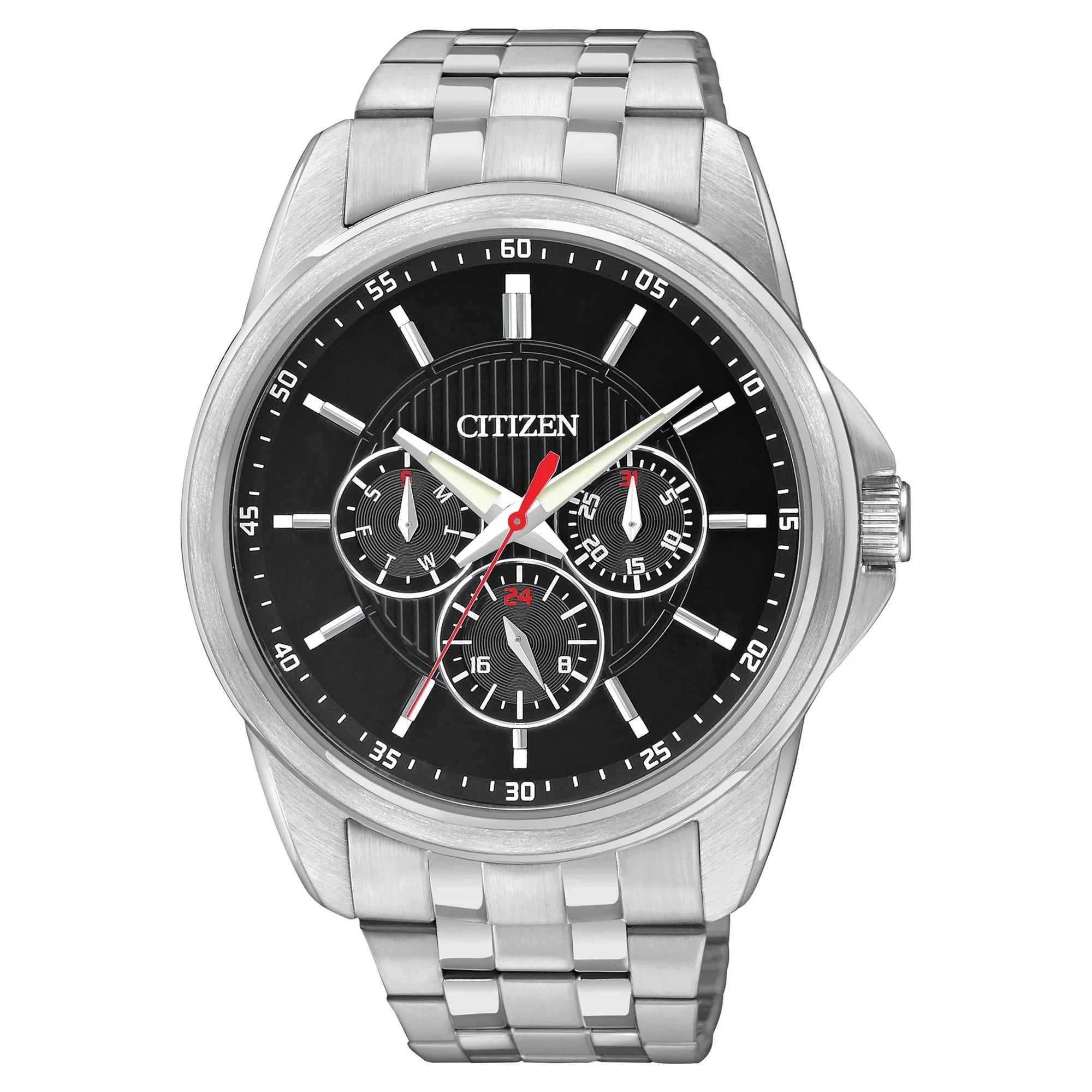 Watch Men's Stainless AG8340-58E Quartz Eco-Drive Steel Classic Citizen