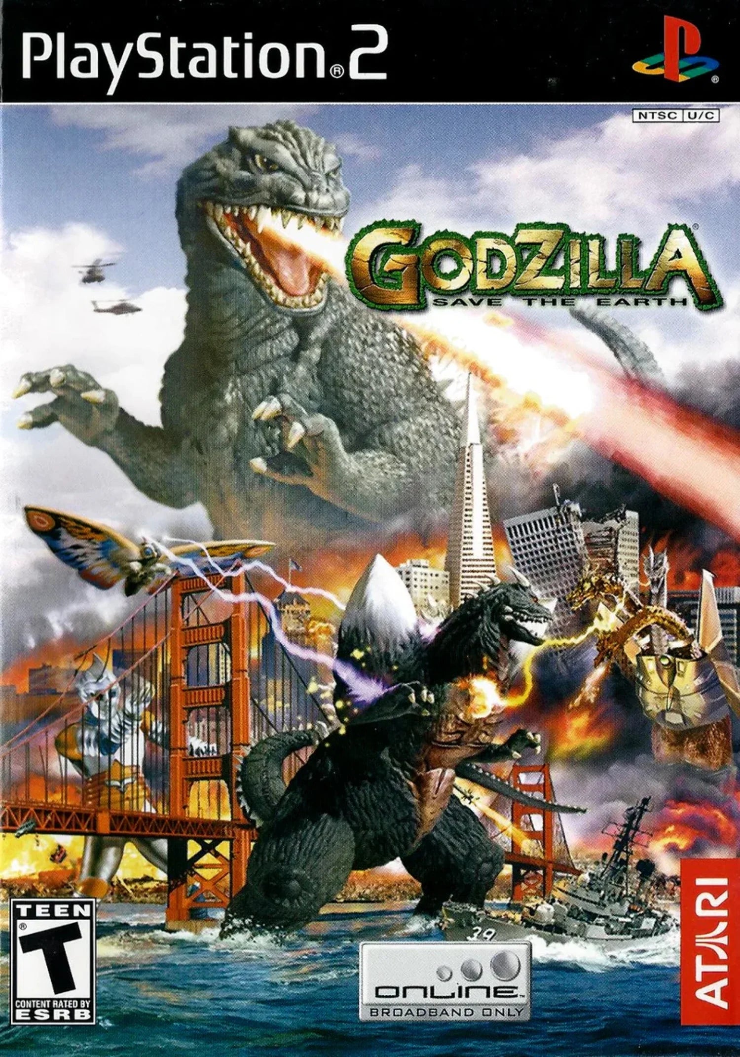 Earth The Save 2 Godzilla: PlayStation |