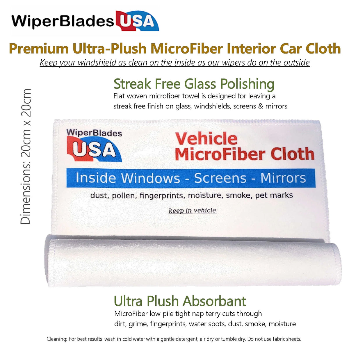 Cadillac 2019 Wipers Wiper w/Rear of Beam Performance Luxury (Set 3) XT5