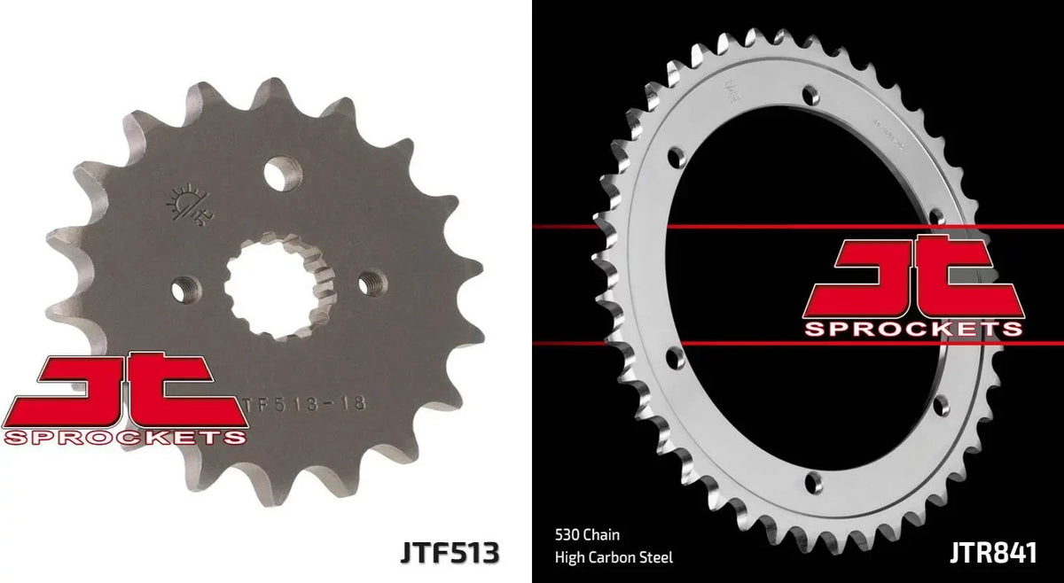 & Sprockets JT Rear for Kit 78-91 Sproket 2J2,48U,4E6,4F9,1RU,48T,3EB1 YAMAHA SR500 Front