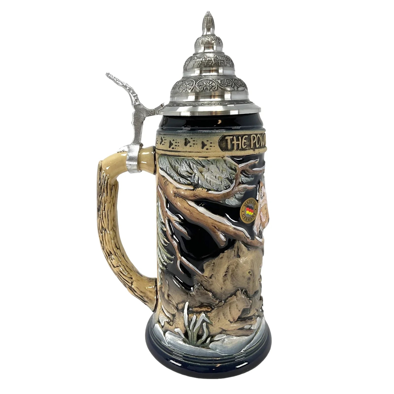 Beer .75 of Wolf Peak Pack Liter Pinnacle in Snow the Trading Wolves the Power German Stein