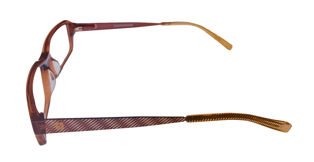 Eyeglass Frame Converse Brown Digital Soft Rectangle Ophthalmic Mens Plastic