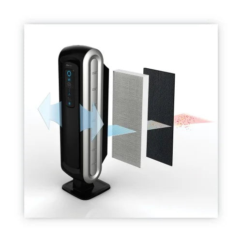 Purifiers, 4/Pack 90 Air for Fellowes Carbon x 4.37 Filter 16.37,