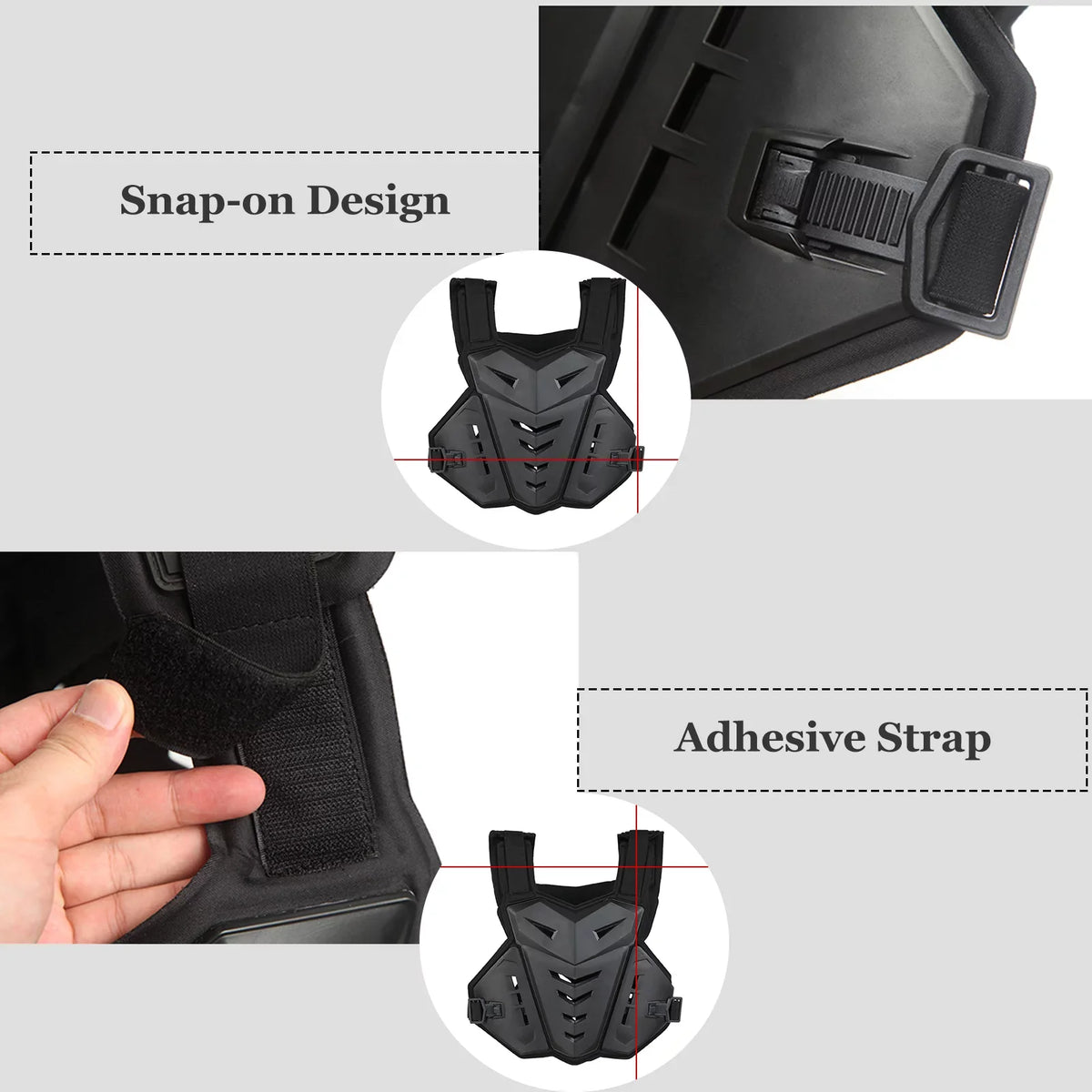 Andoer Vest for Back Bike Riding Protective Motocross Armor &