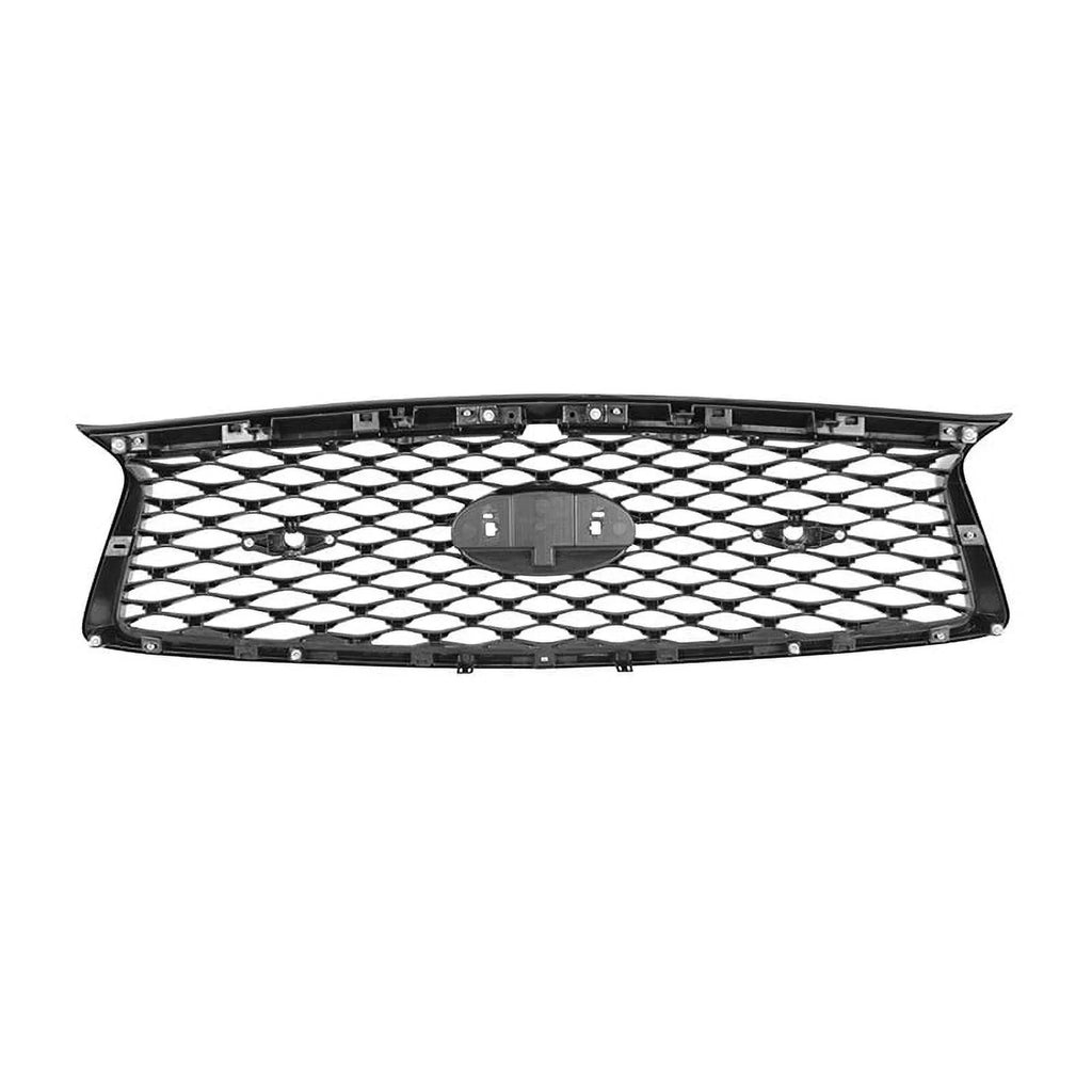 Style Grille For 2018-2020 Replacement Front Q50 Glossy OE Bumper Infiniti Black