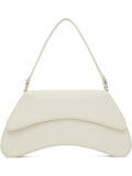SIMON Shoulder Bag Single White Solid Strap MILLER Women's