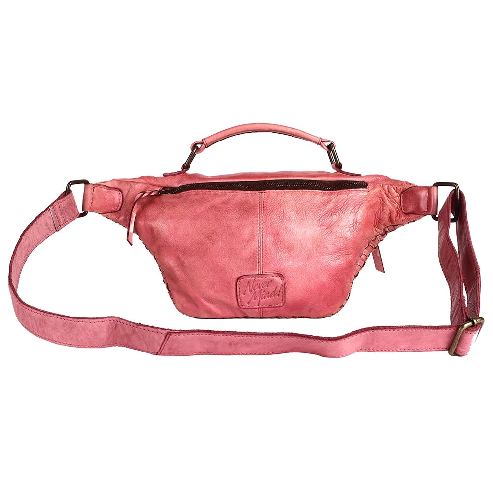 Purse Handbag NM Western Fanny Vintage Pack Leather Cowhide Women Bag Nmbgm148C Never Genuine Handmade Mind