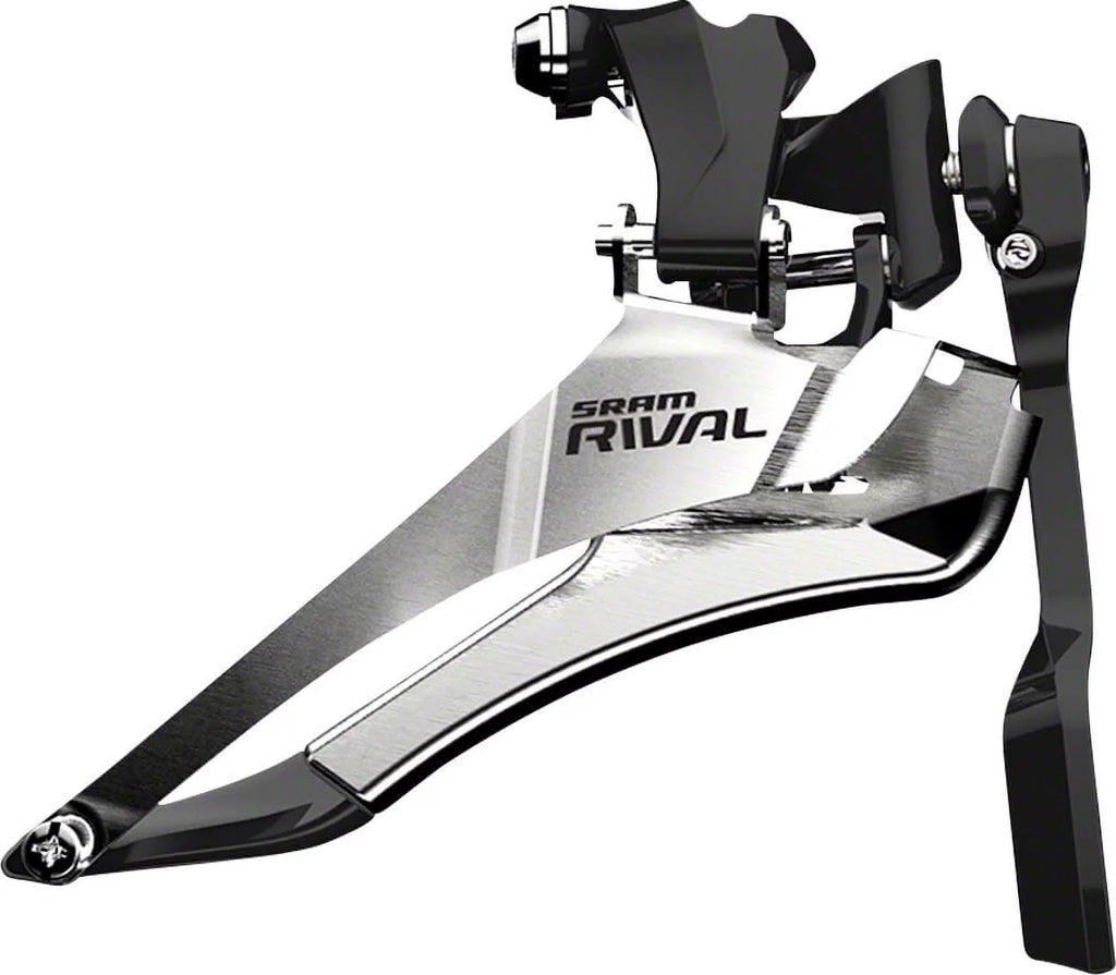 2x11-Speed Front Spotter, SRAM Rival Chain 22 Silver/Black Derailleur Braze-on, with Yaw, -