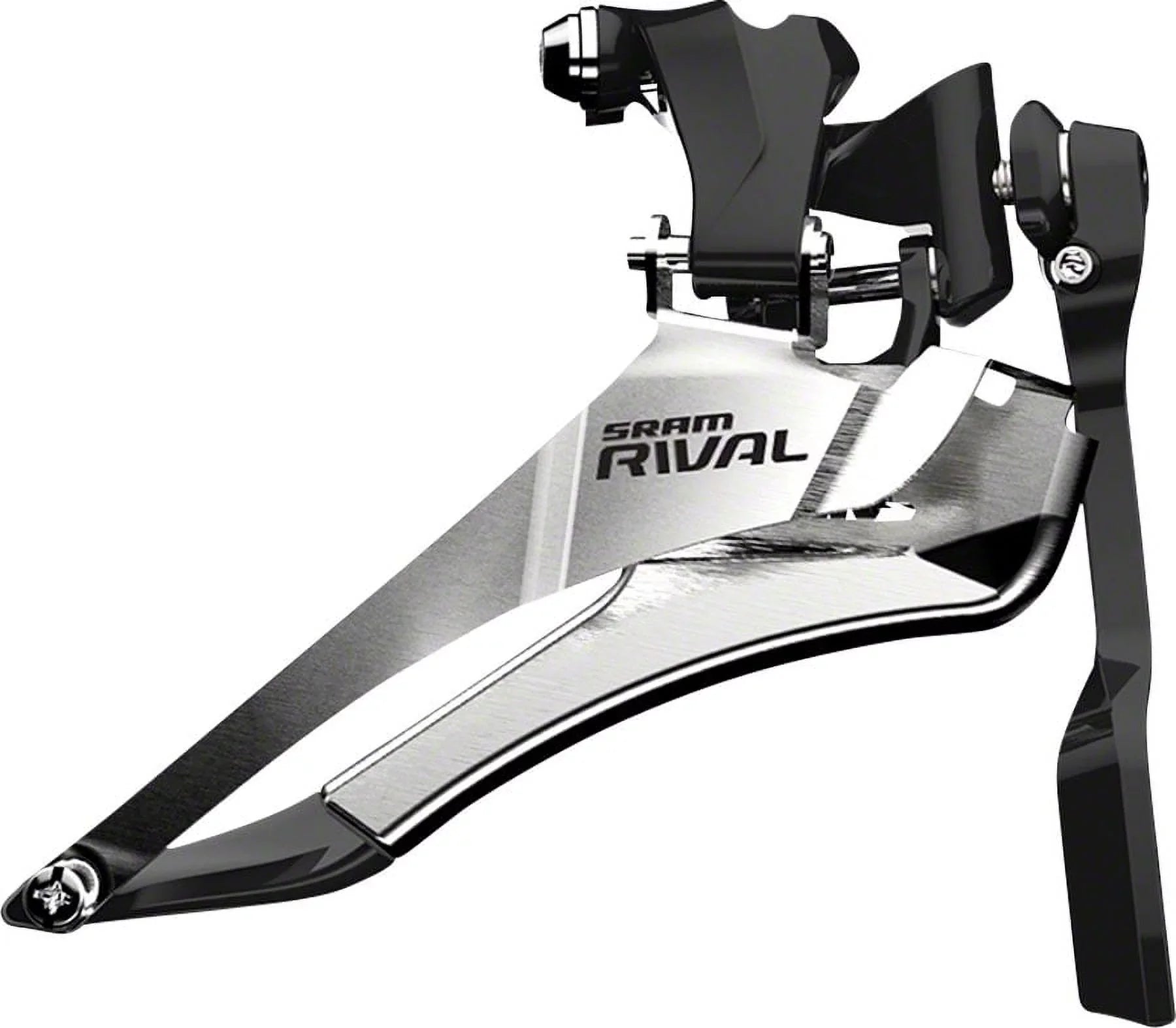 2x11-Speed Front Spotter, SRAM Rival Chain 22 Silver/Black Derailleur Braze-on, with Yaw, -