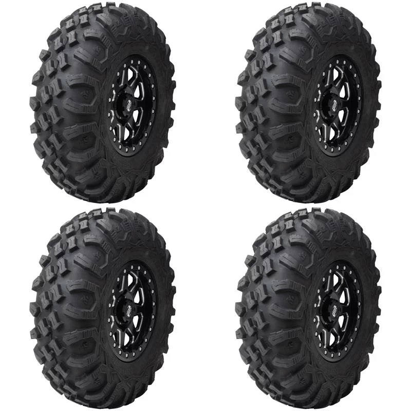 (4 Megabite Trail Edition 2020 Fox Tusk Radial Tire Pack) 900 27x10-12 RZR POLARIS For